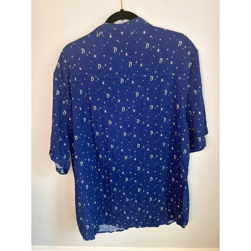 Disney Parks Our Universe 65 years of Magic XL Disneyland Statue Rayon Shirt